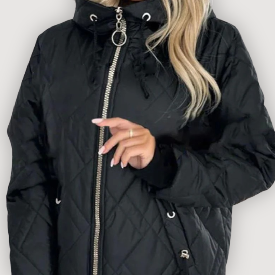 MAURA – QUILTED HOODED JACKET