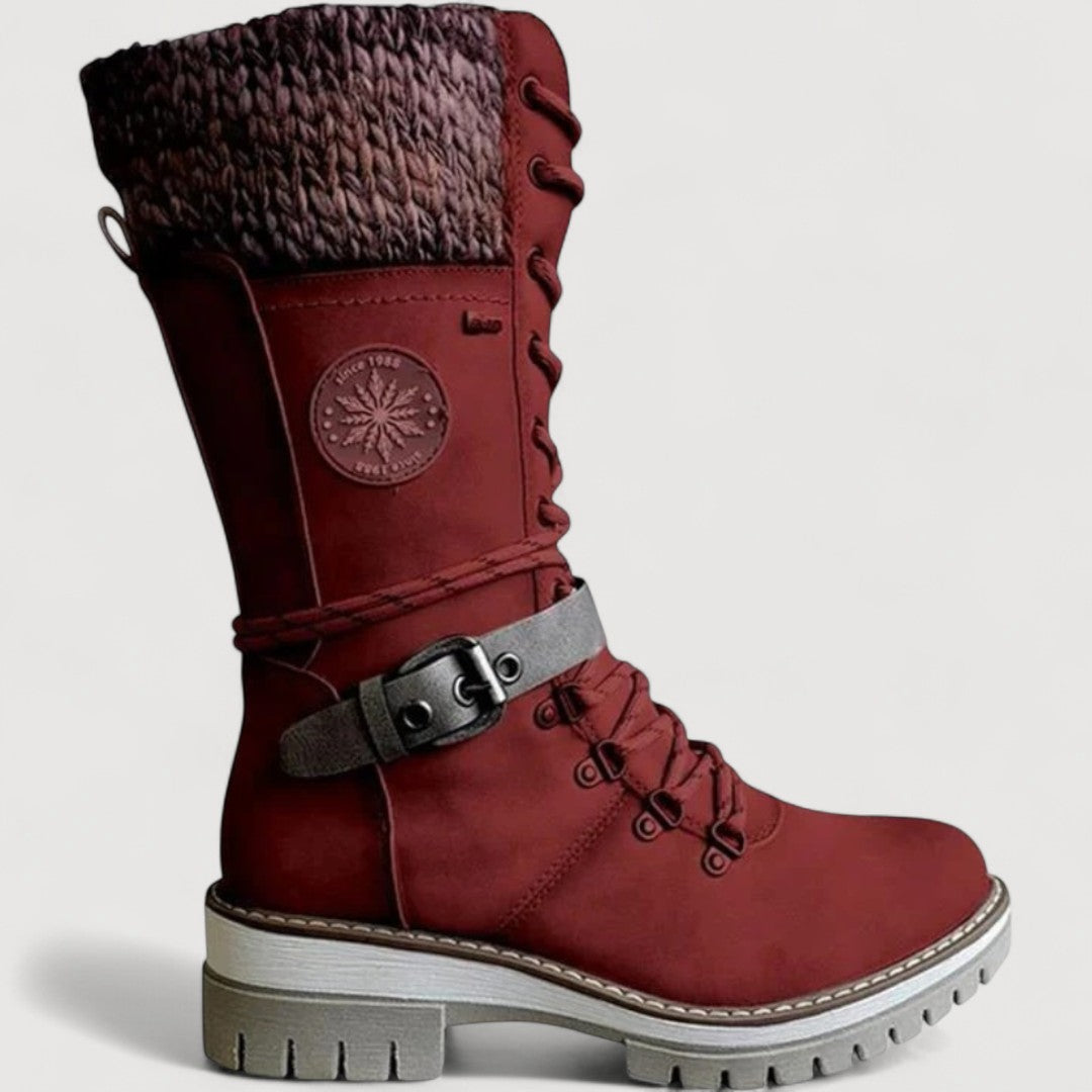 FARAH – WINTER LACE-UP BOOTS