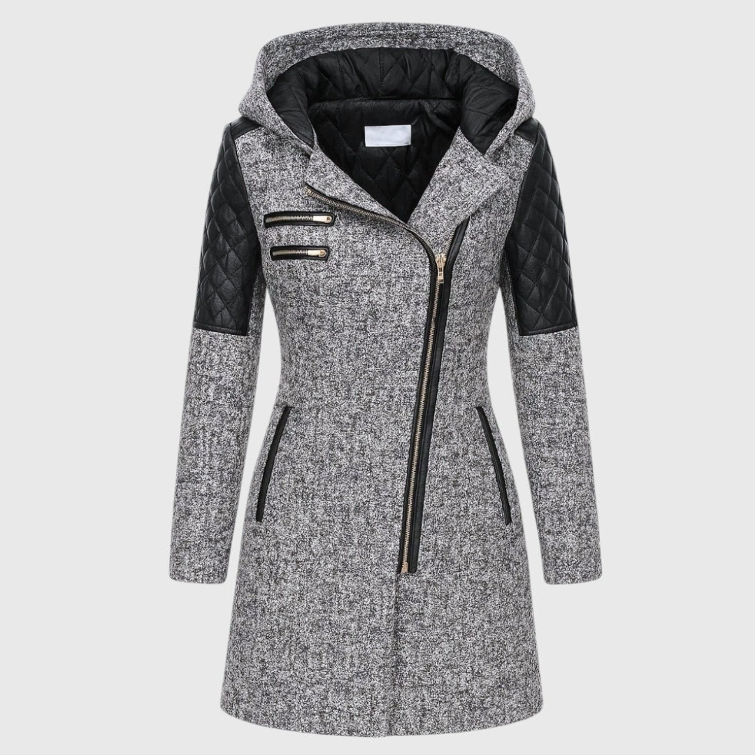 DANICA – QUILTED ZIP COAT