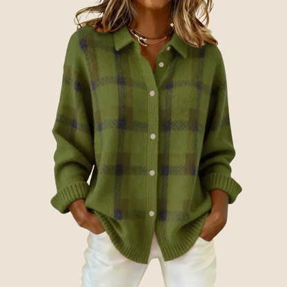 VIVIENNE RETRO CHECK SWEATER