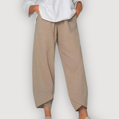 ZARA – RELAXED LINEN TROUSERS