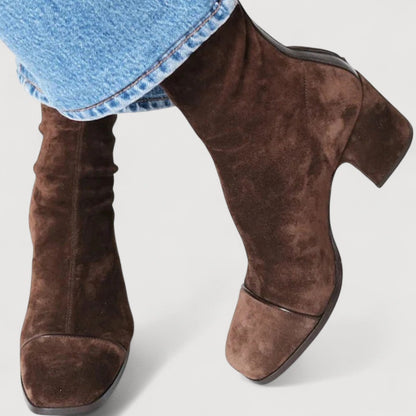 MAURINE – SQUARE TOE HEELED BOOTS