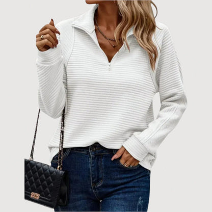 JANA – COSY HALF-ZIP TOP