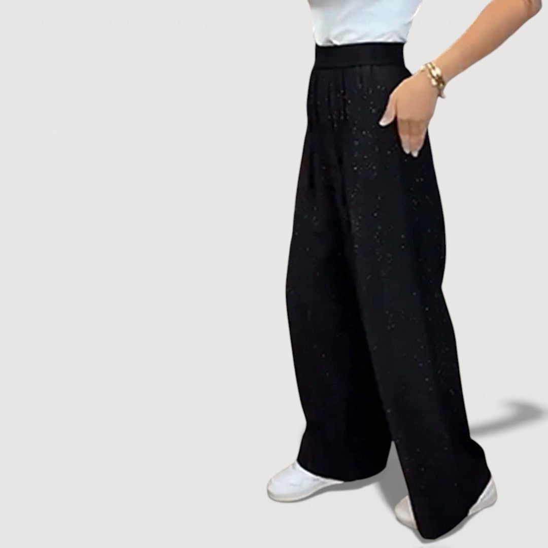 JUVIA – SHIMMER WIDE TROUSERS