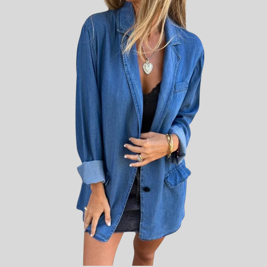 Mireia™ | Effortless Denim Blazer