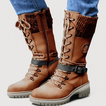 FARAH – WINTER LACE-UP BOOTS