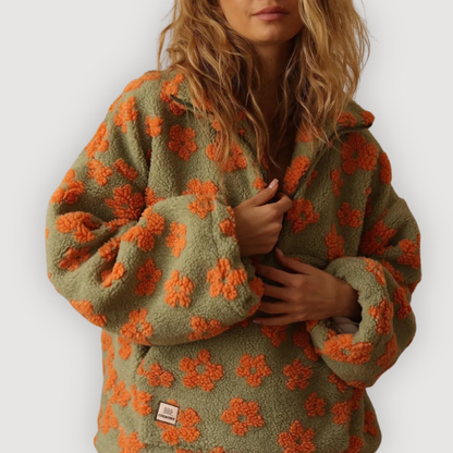 MYLENE – COSY FLORAL PULLOVER