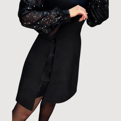 JESSICA – SEQUIN SLEEVE DRESS