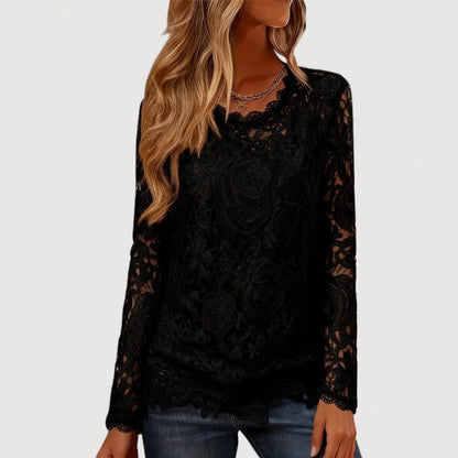 AMELISE – LACE DETAIL TOP