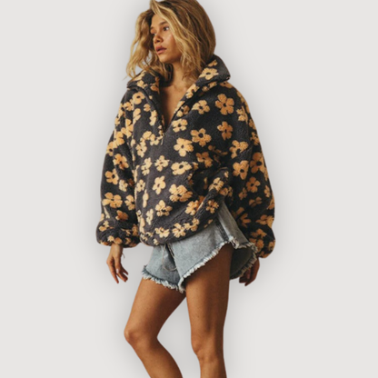 MYLENE – COSY FLORAL PULLOVER