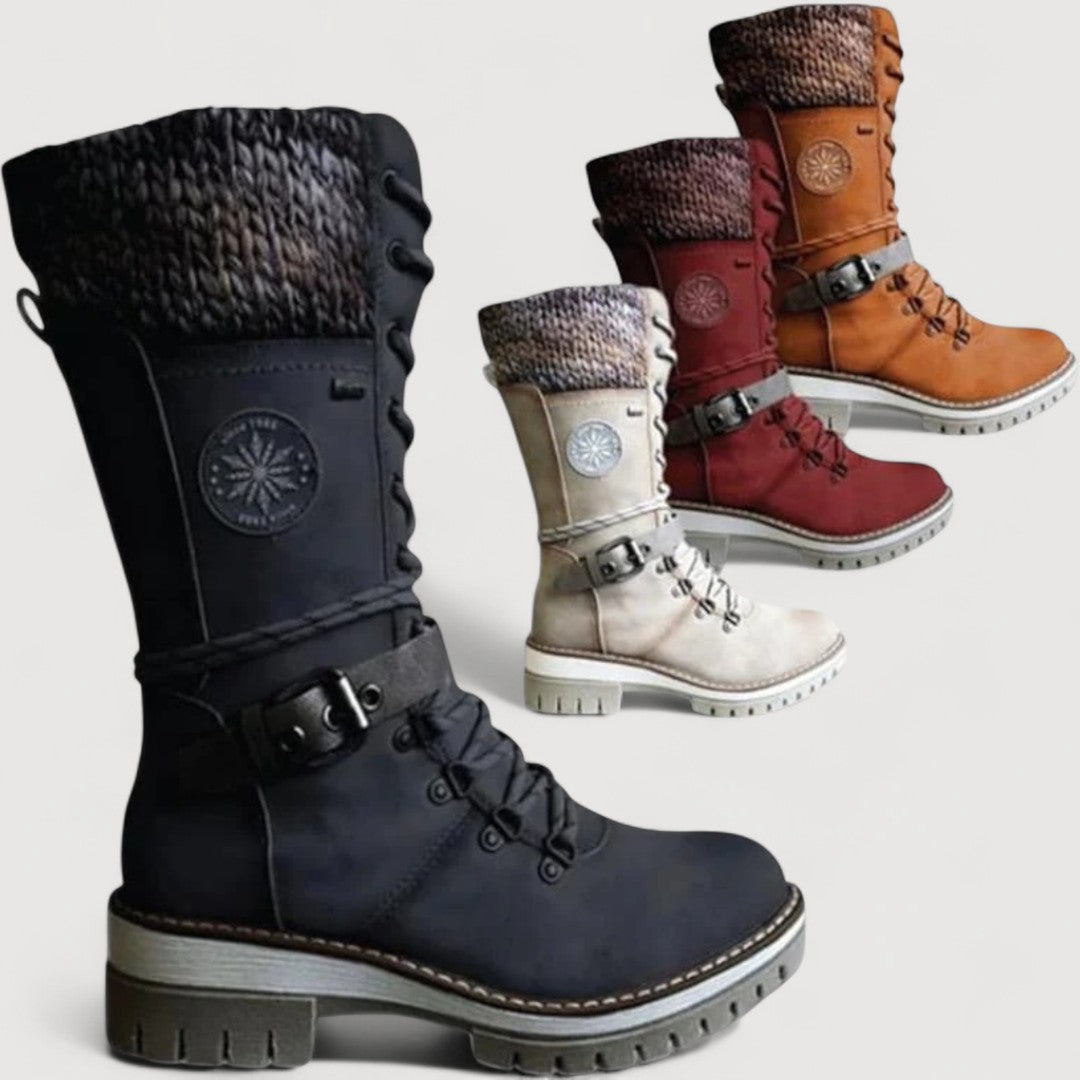 FARAH – WINTER LACE-UP BOOTS