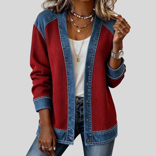 Klyra™ | Patchwork Art Women's Cardigan